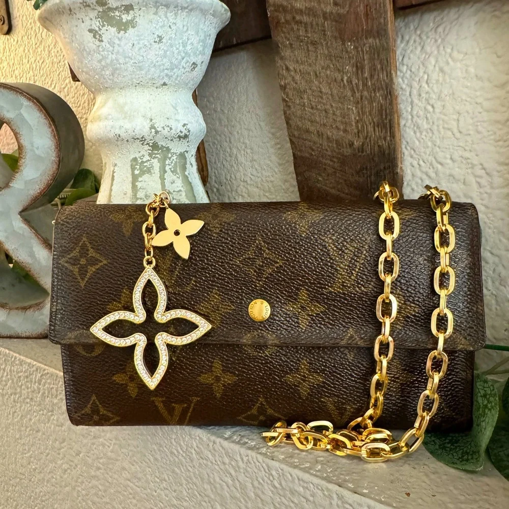 Monogram Porte Tresor International Wallet converted Crossbody